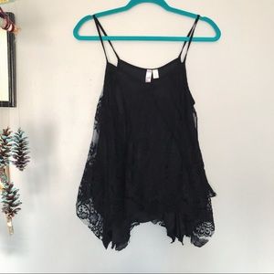 Francesca’s - Flowy Boho lace tank